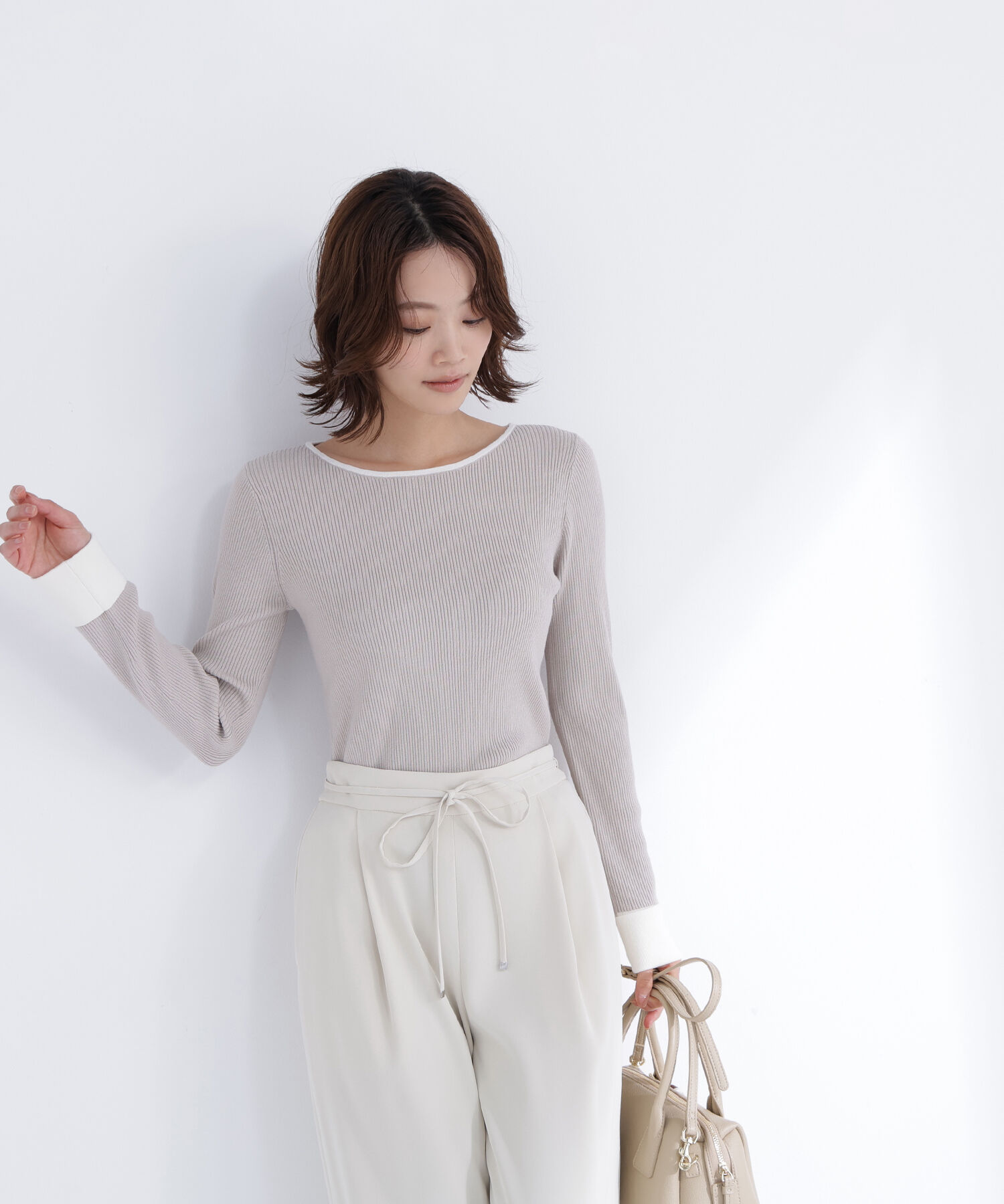  「ダブルカフスニット」|ニット・セーター|