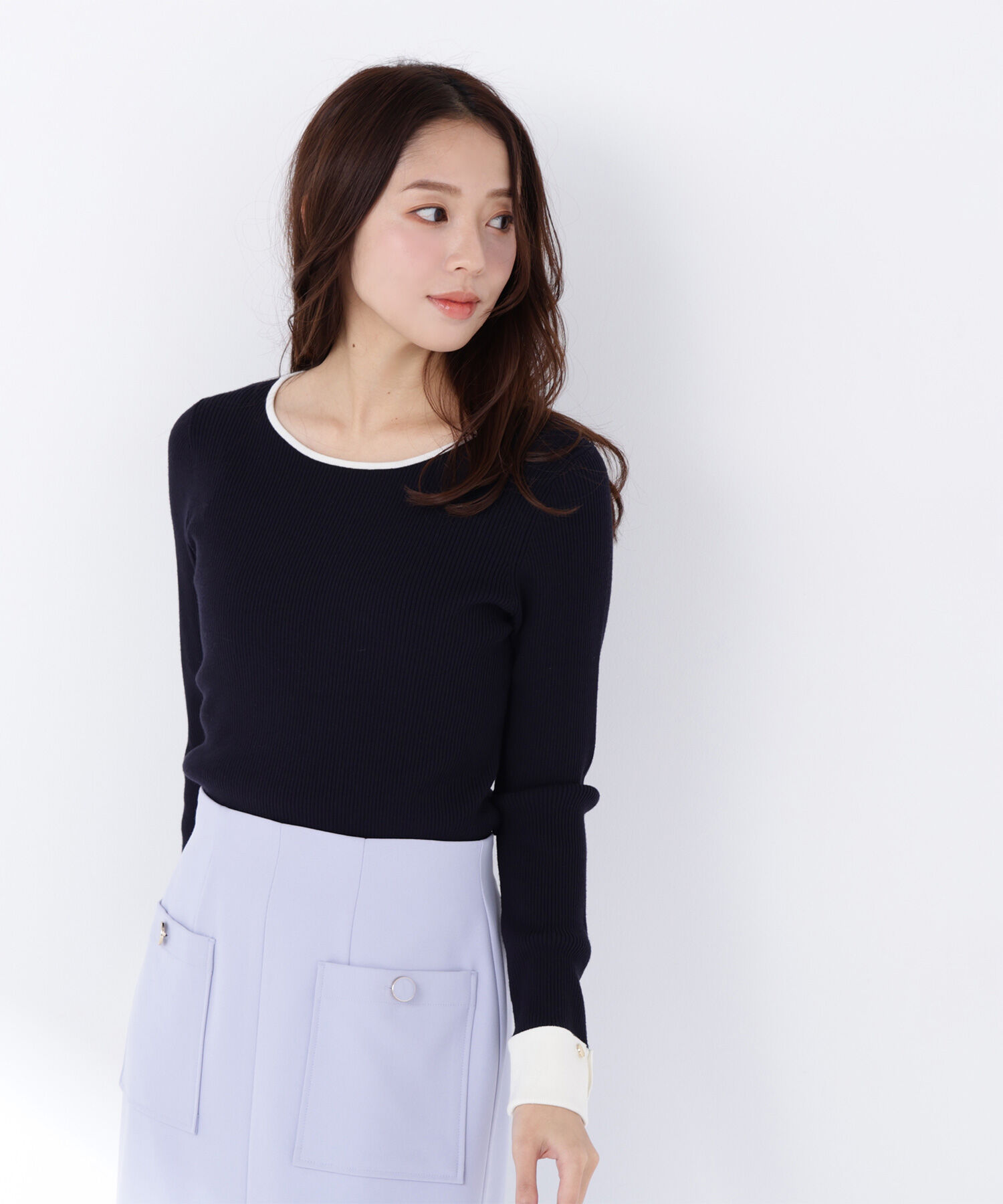  「ダブルカフスニット」|ニット・セーター|