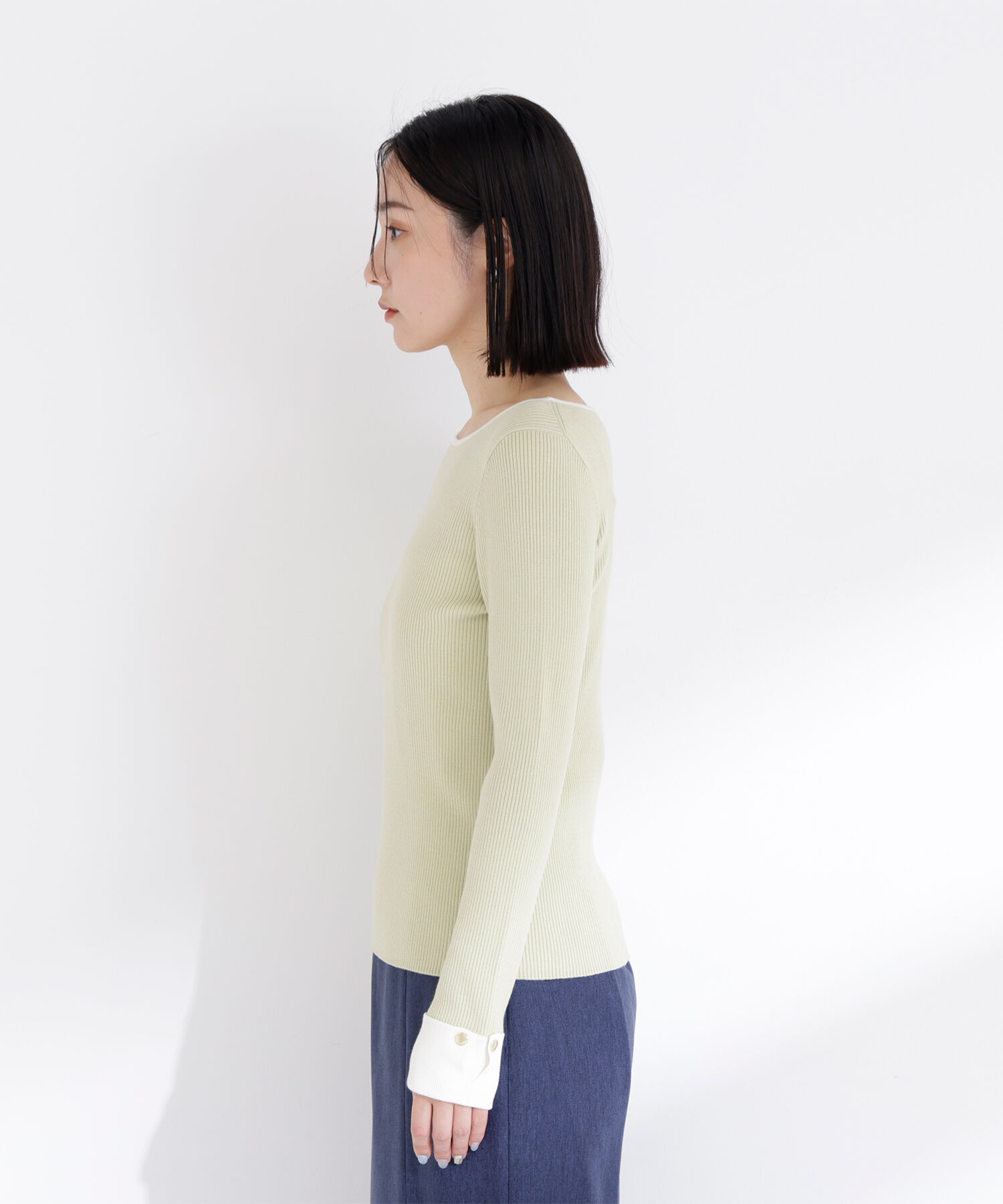  「ダブルカフスニット」|ニット・セーター|