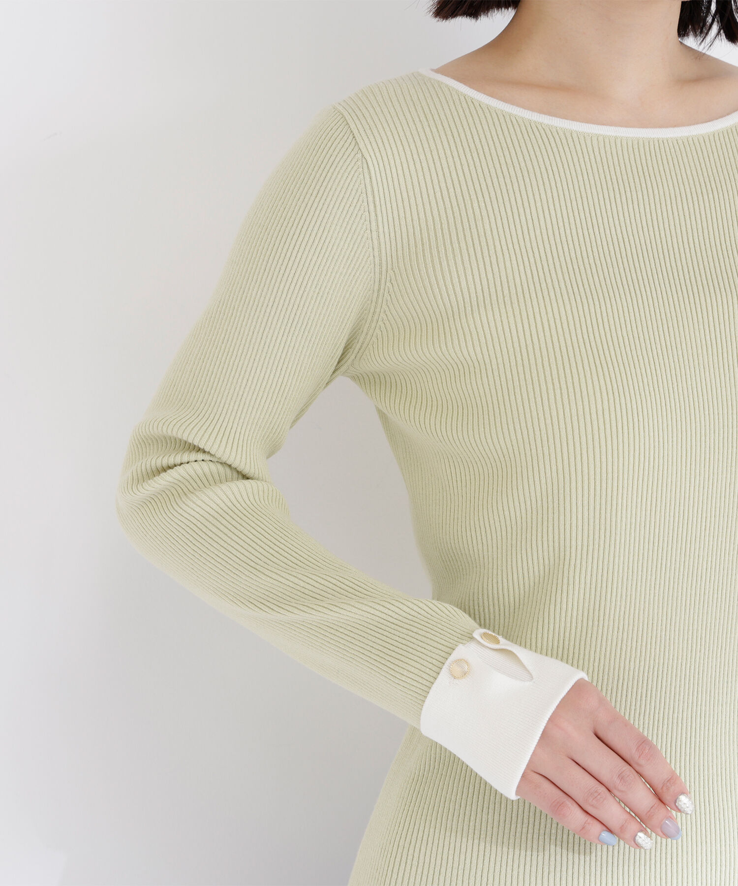  「ダブルカフスニット」|ニット・セーター|