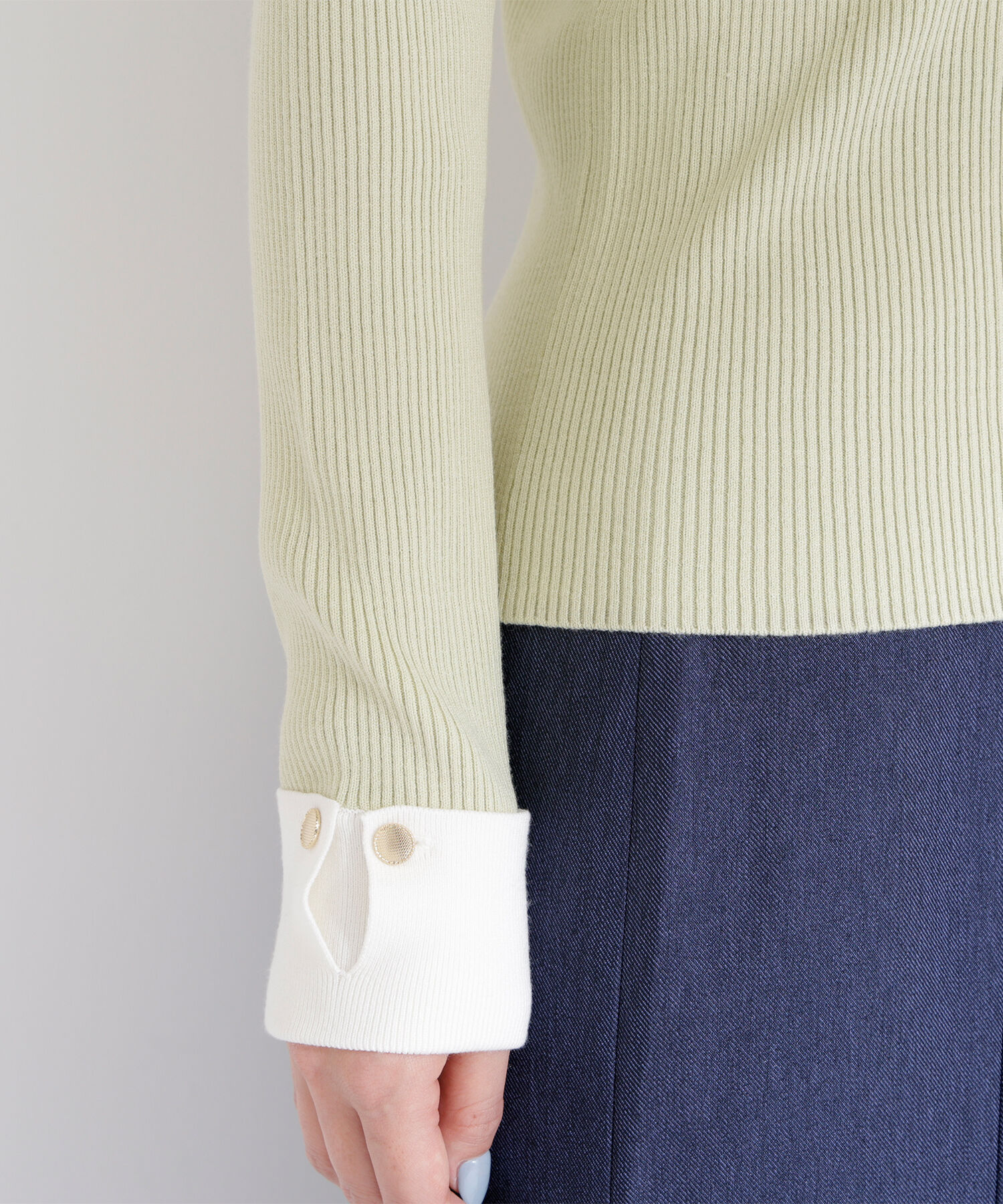  「ダブルカフスニット」|ニット・セーター|