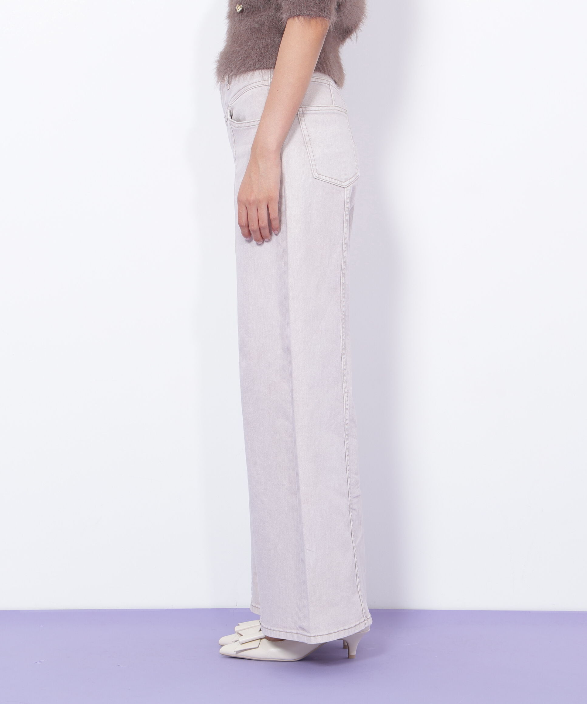  「切替えデザインデニムパンツ」|その他|