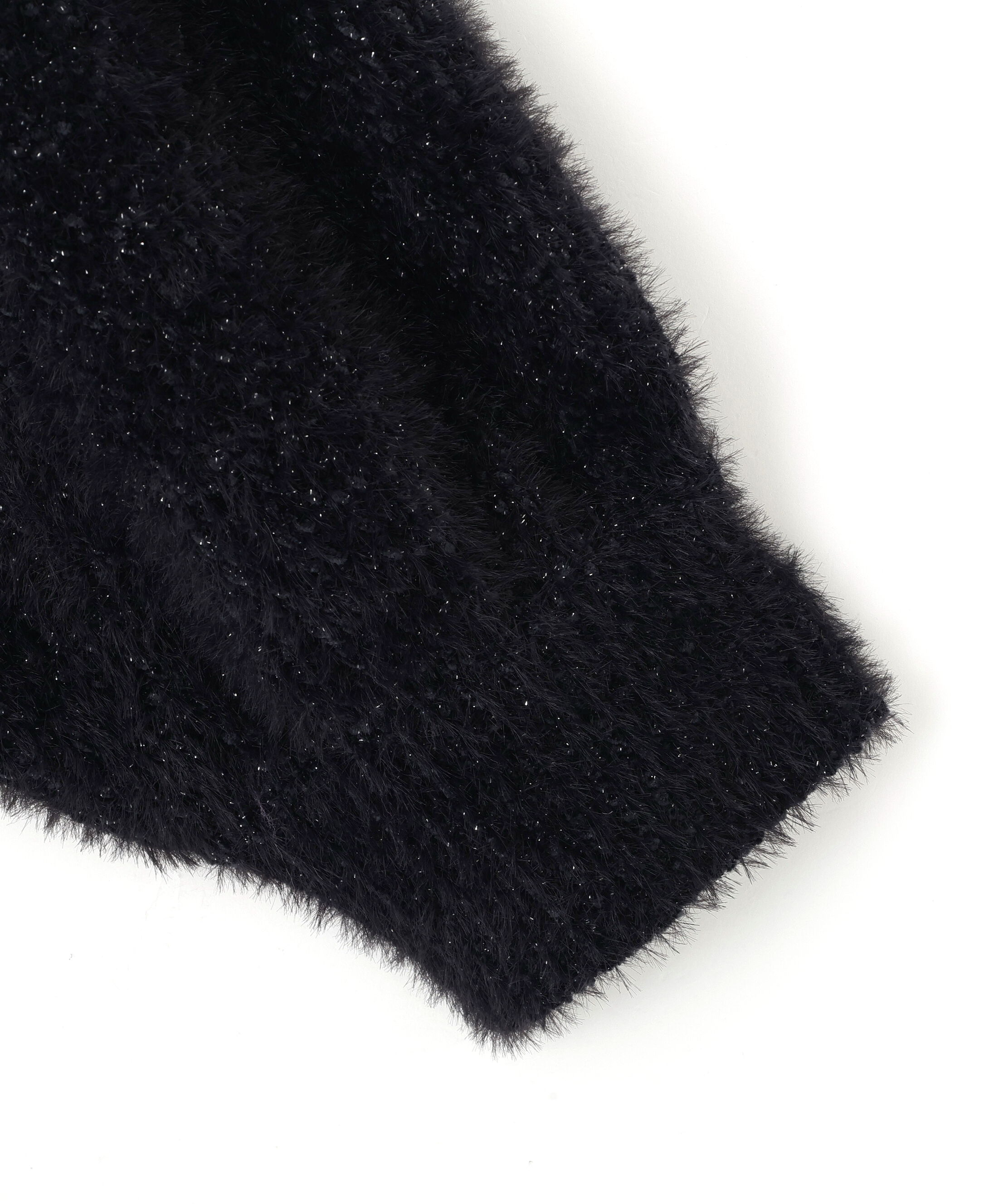  「アームウォーマー付きモールシャギーニット」|ニット・セーター|