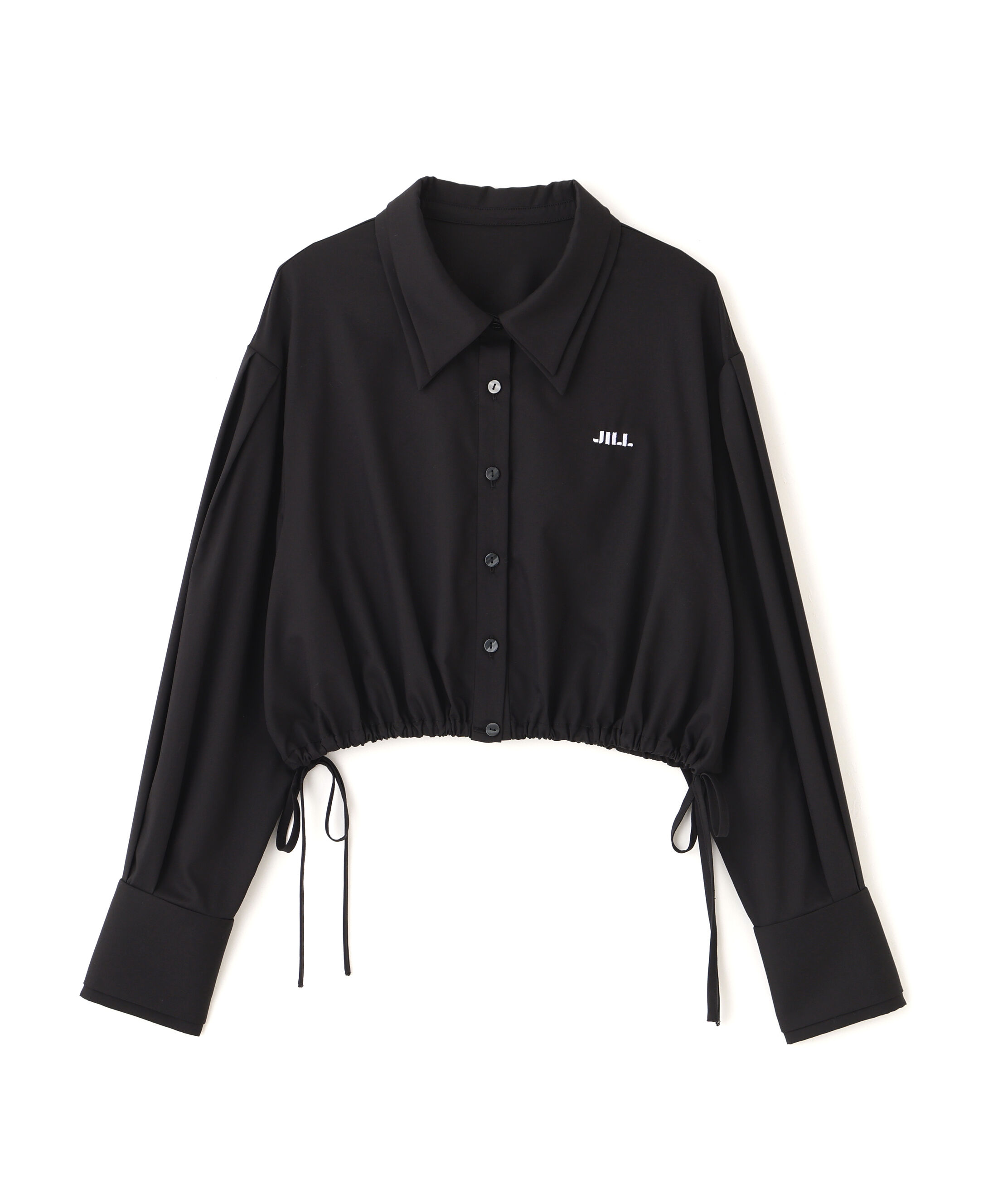  「サイドリボンダブルカラーシャツ」|シャツ・ブラウス|