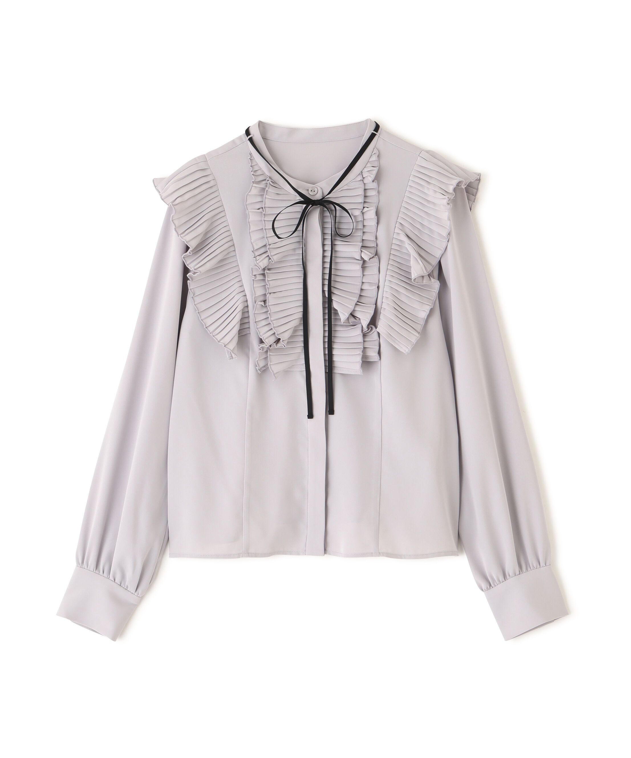  「プリーツフリルブラウス」|シャツ・ブラウス|