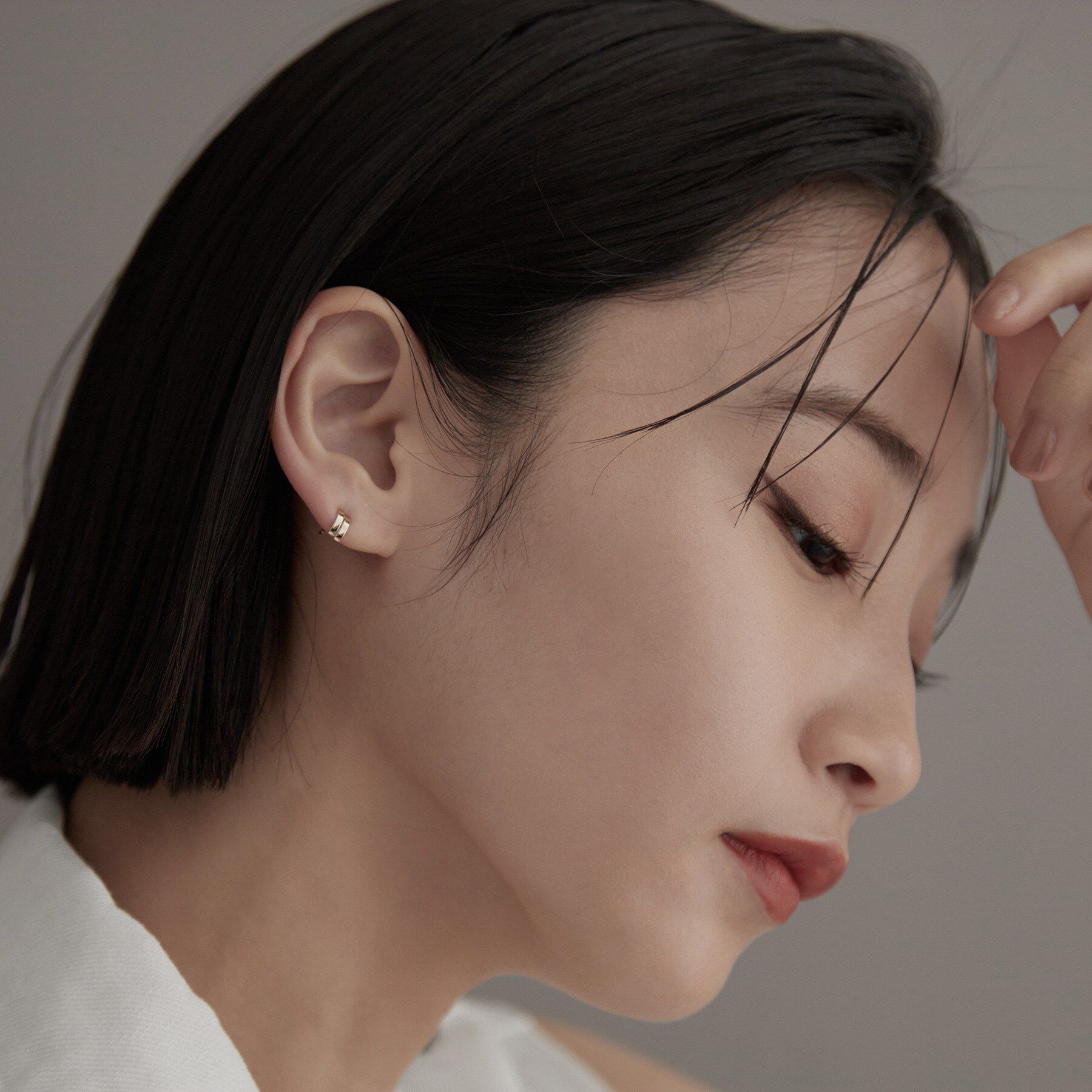 COCOSHNIK ONKITSCH「K10ダブルアーチピアス」|ピアス|