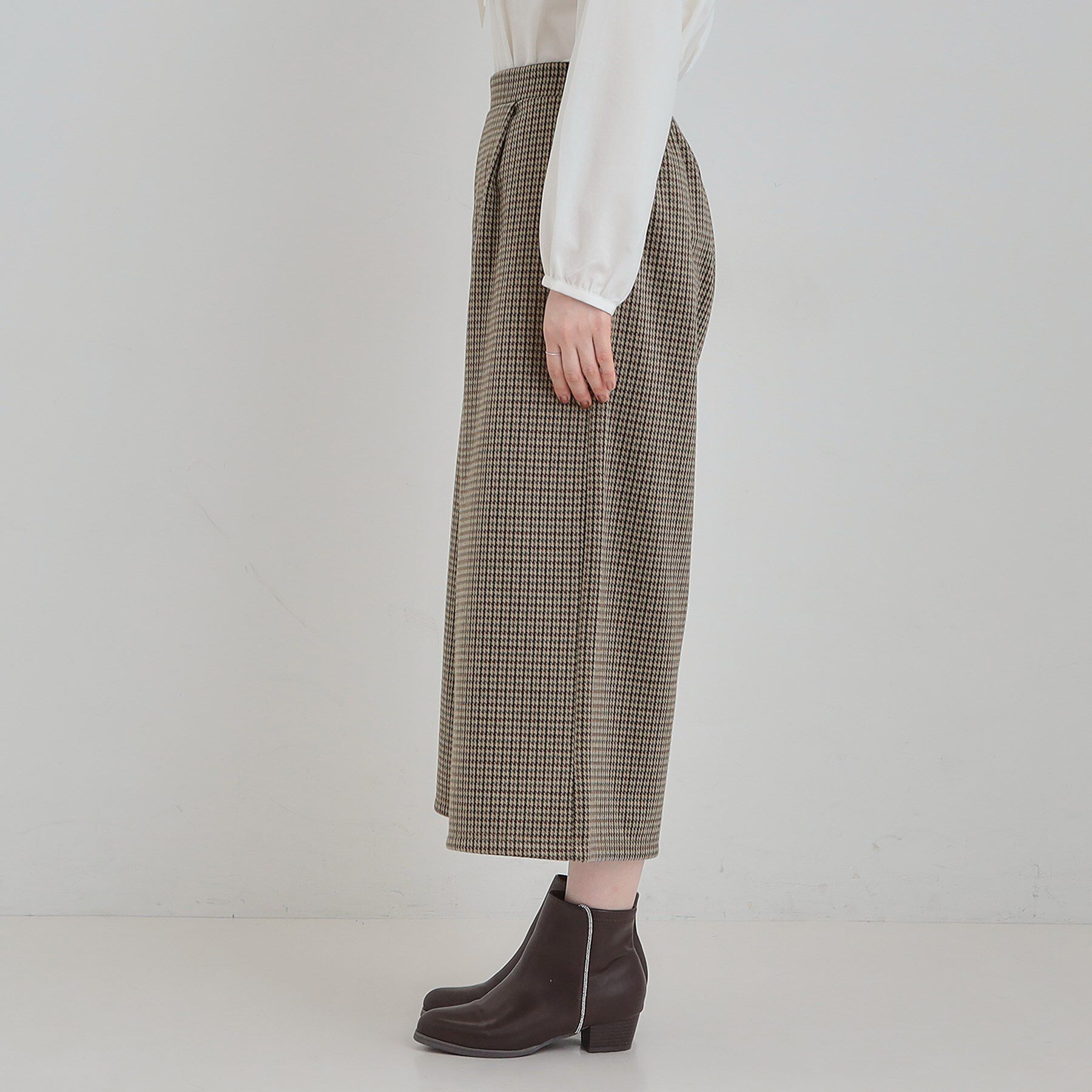 SHOO･LA･RUE「【洗濯機可/S-LL/あったか】体型カバーにも 裏起毛ガウチョパンツ」|その他|