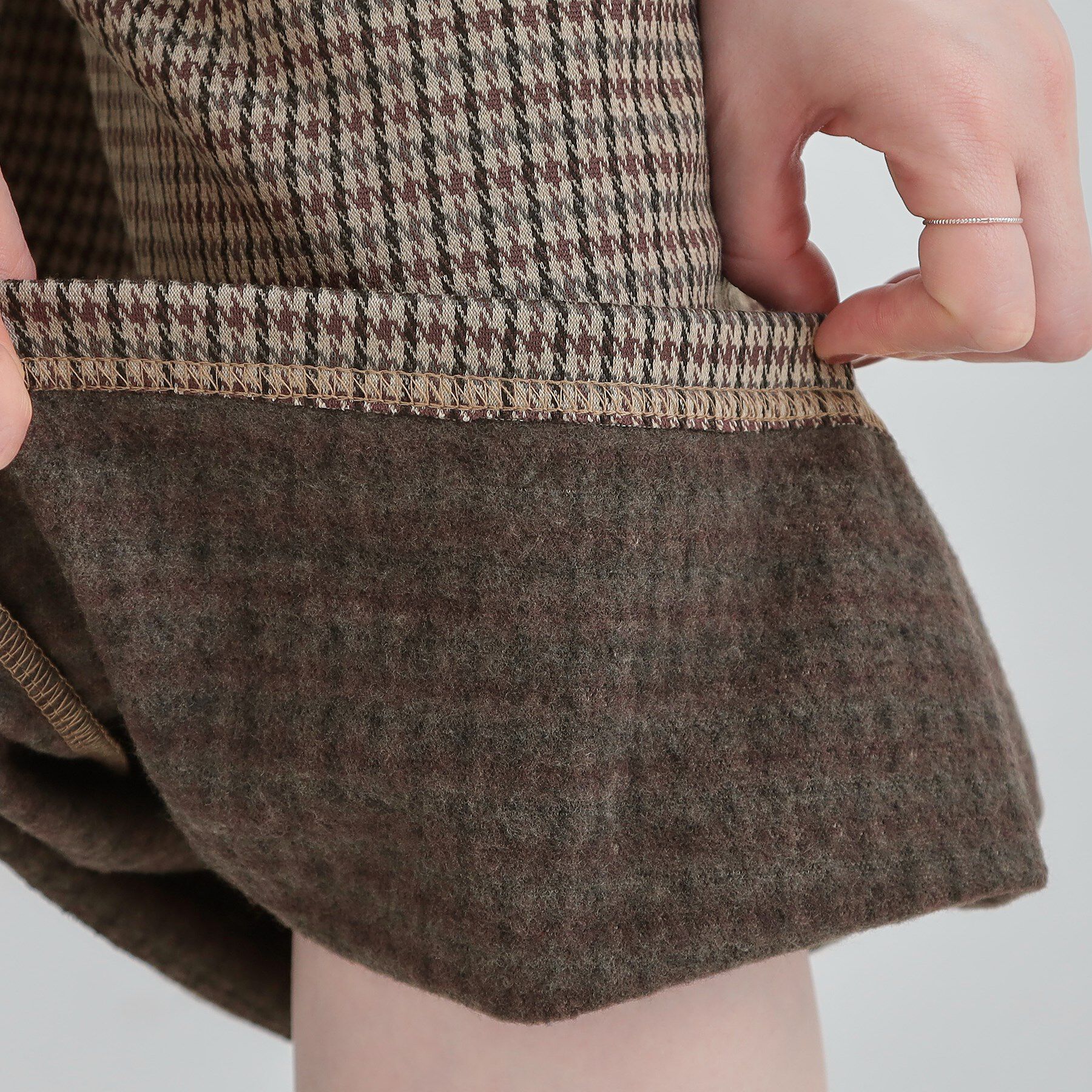 SHOO･LA･RUE「【洗濯機可/S-LL/あったか】体型カバーにも 裏起毛ガウチョパンツ」|その他|