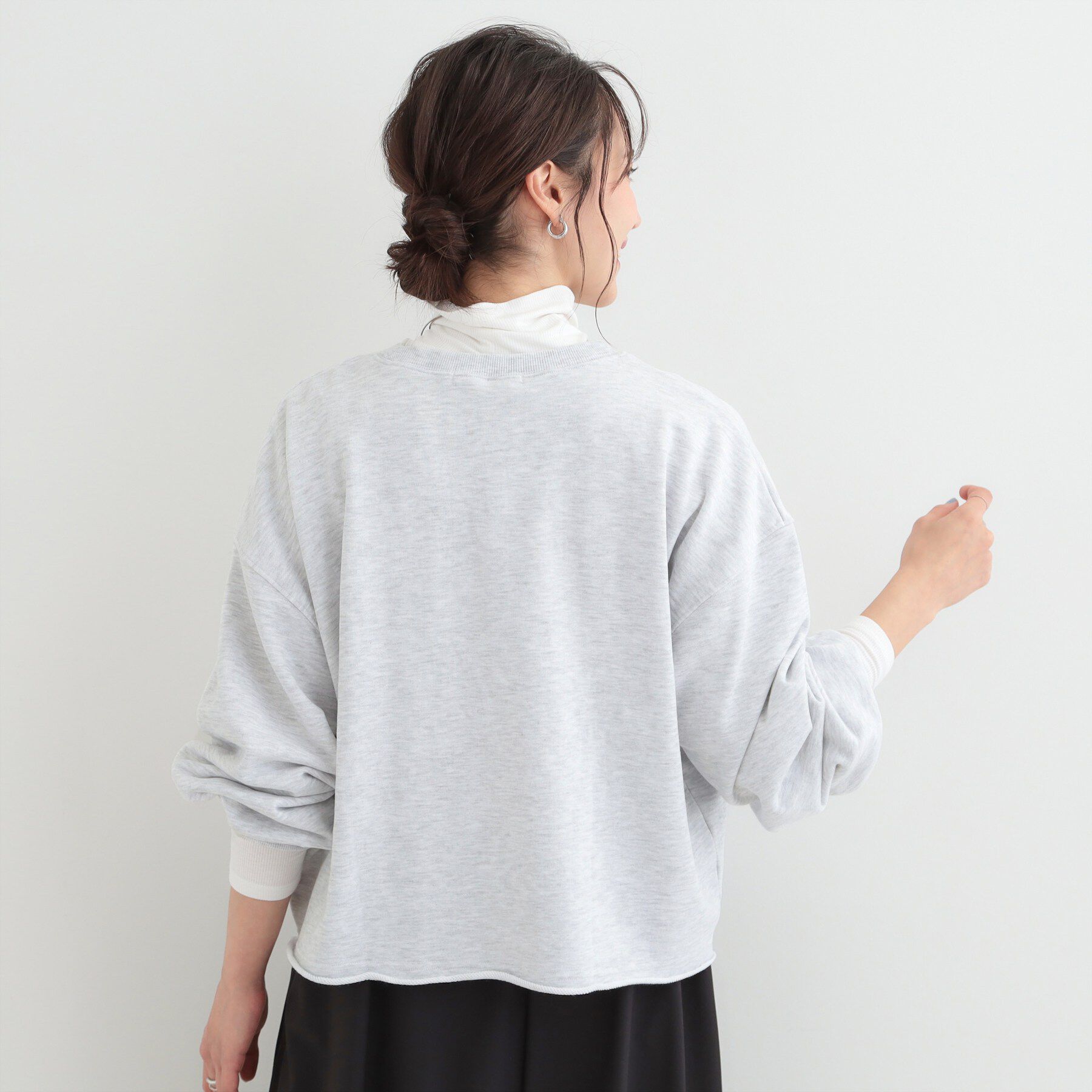 SHOO･LA･RUE「【洗濯機可/S-LL】コーデの主役になる ロゴアソート 裏毛スウェット」|パーカー|