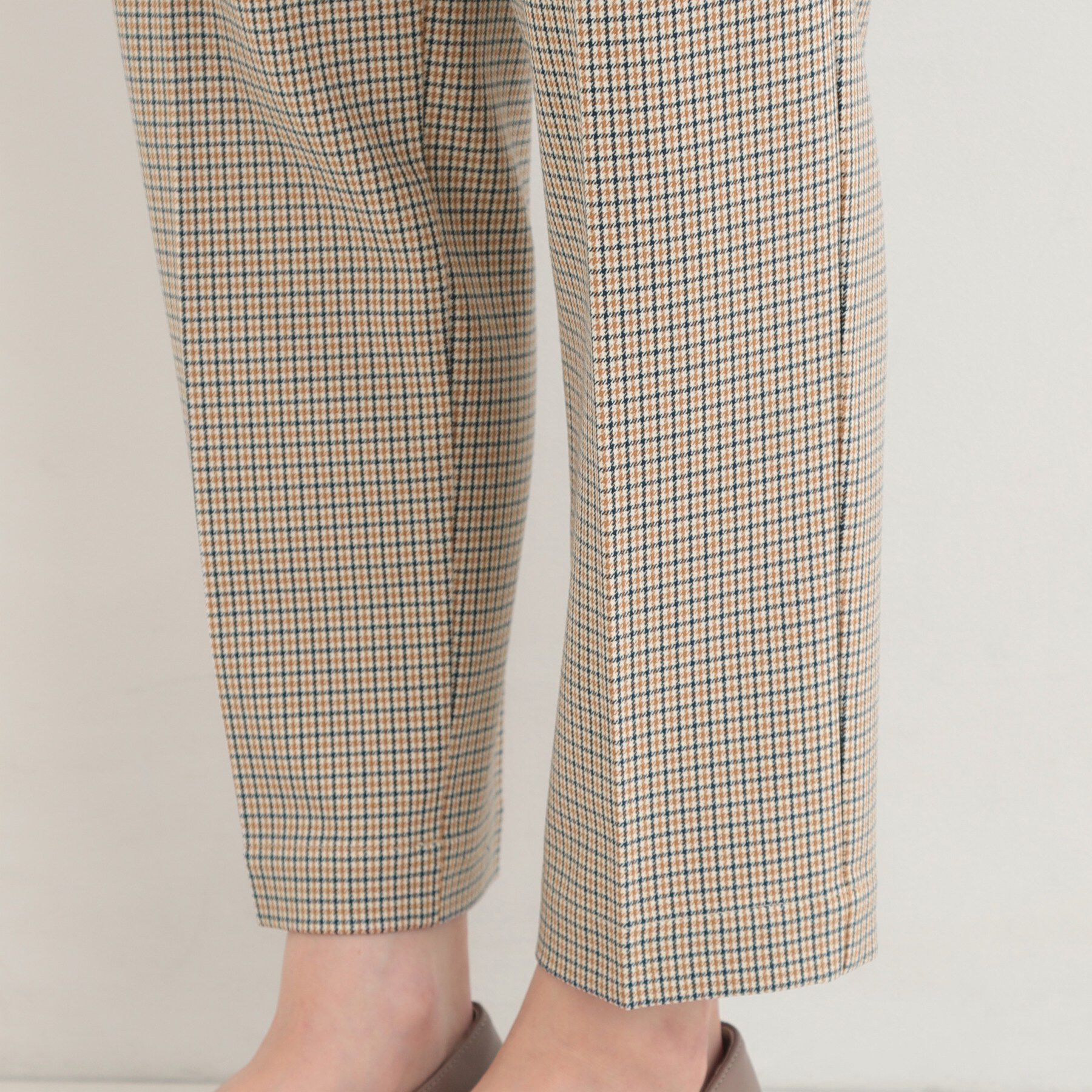 SHOO･LA･RUE「【洗濯機可/S-LL】ベルト風デザインがアクセント きれい見えテーパードパンツ」|その他|