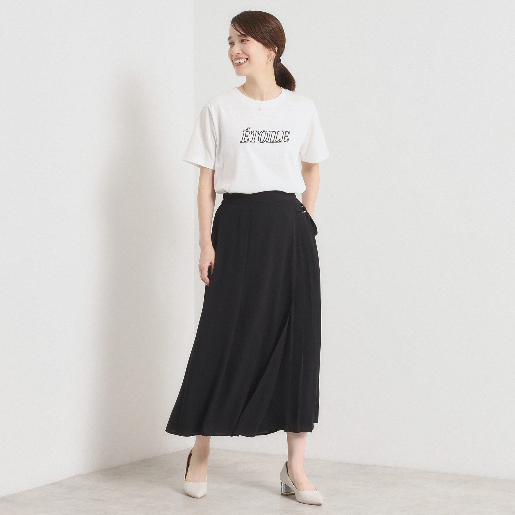 ITS&rsquo;DEMO「【手洗い可／ウエストゴム】サイドプリーツパンツ」|その他|