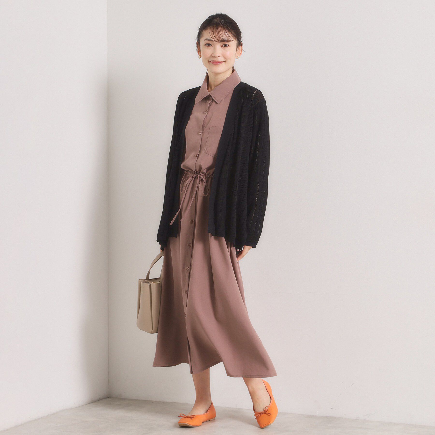 ITS&rsquo;DEMO「【手洗い可】透かし編みカーディガン」|カーディガン|