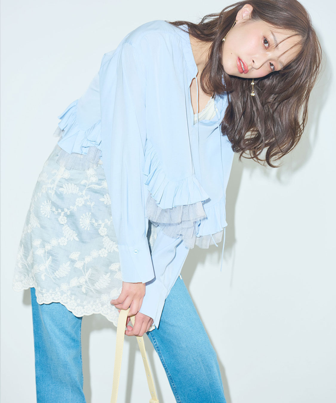 COCO DEAL「レースラップエプロン」|スカート|