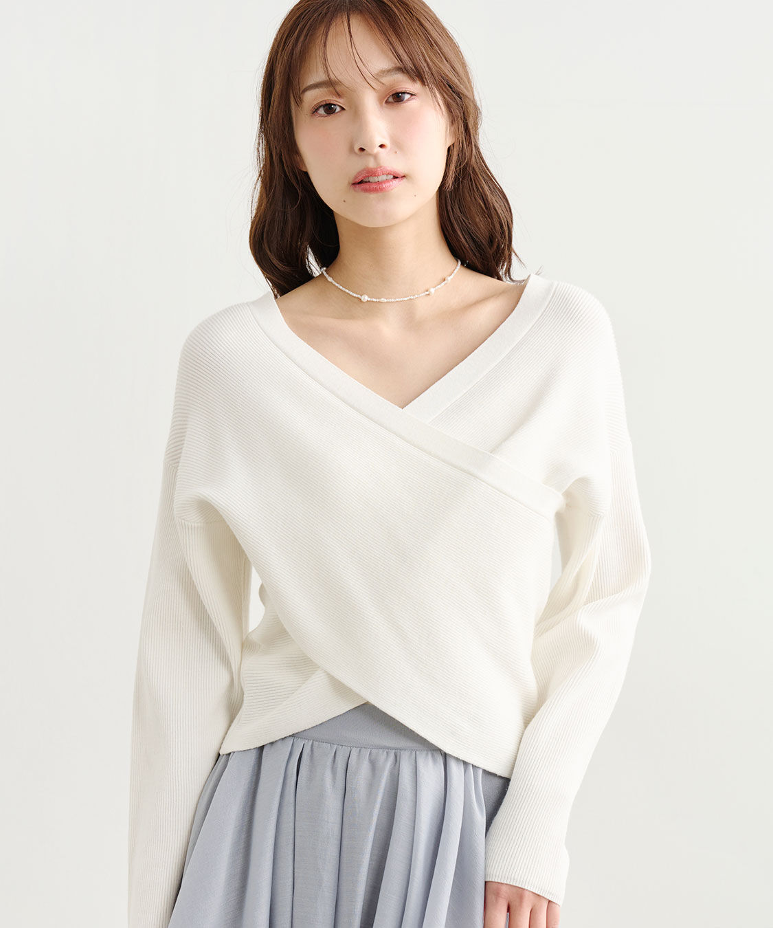 COCO DEAL「前後2WAYカシュクールニット」|ニット・セーター|