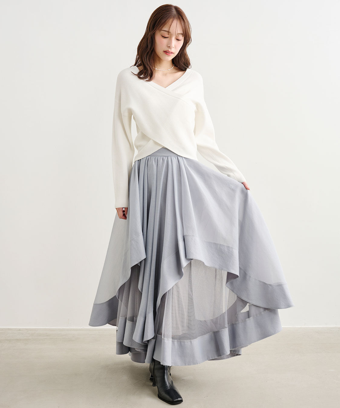 COCO DEAL「前後2WAYカシュクールニット」|ニット・セーター|