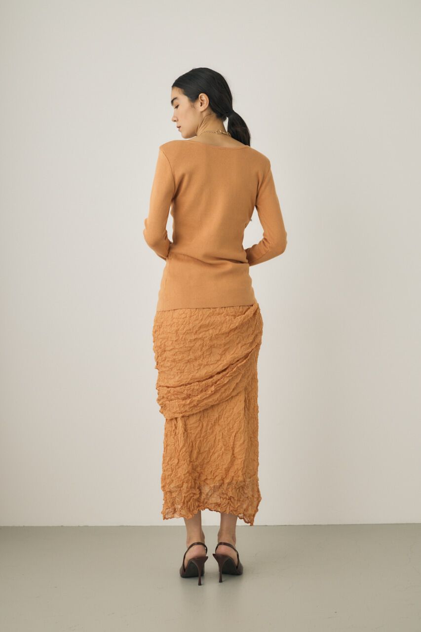 MOUSSY「リンクル2WAYスカート　リサイクルポリエステル使用」|スカート|