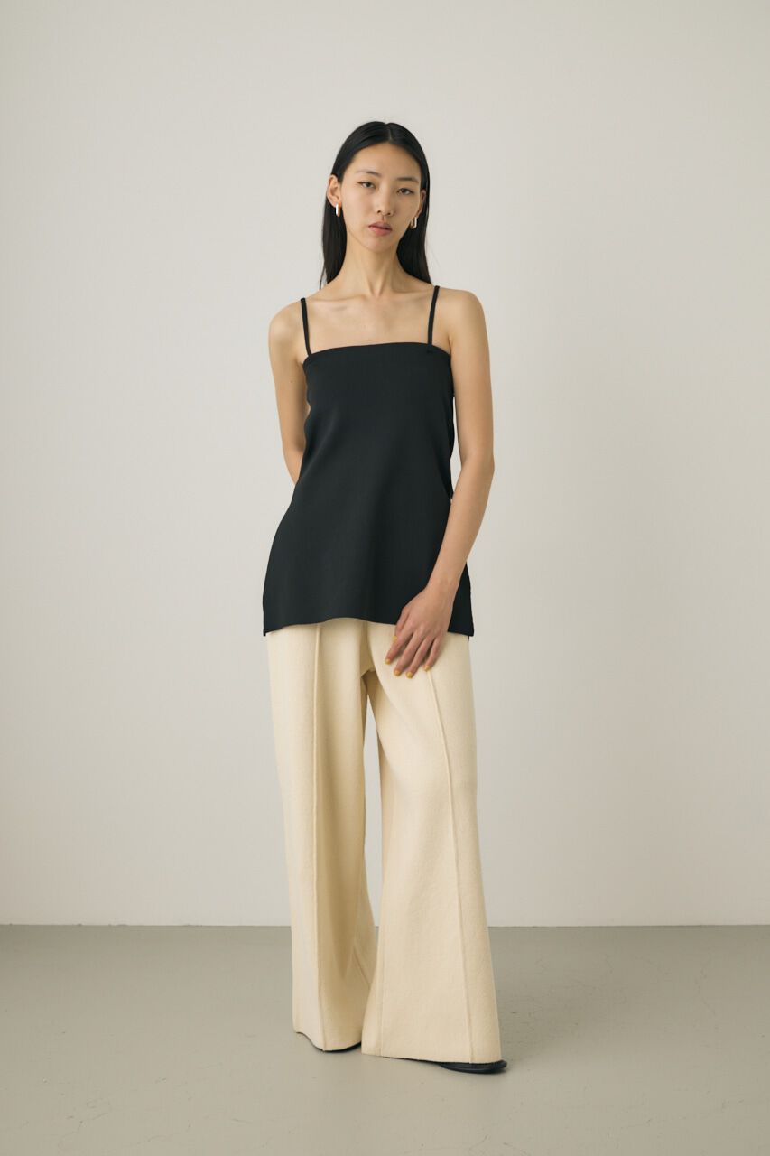 MOUSSY「ニットキャミチュニック　リサイクルポリエステル使用」|ニット・セーター|BLK