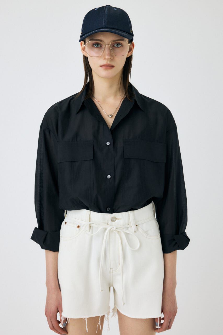 MOUSSY「RIP MILITARY シャツ」|シャツ・ブラウス|