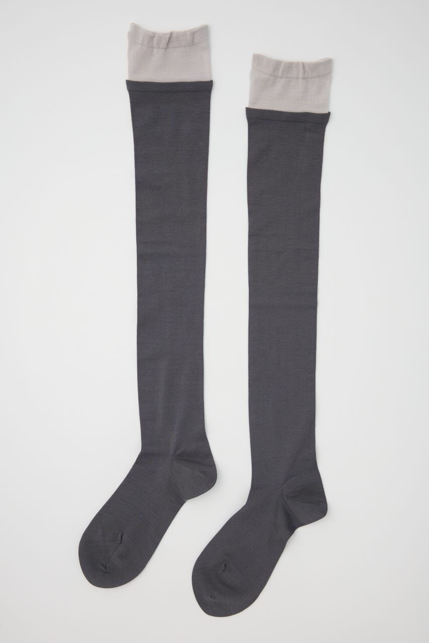 MOUSSY「SHEER LAYER ソックス」|その他|C.GRY