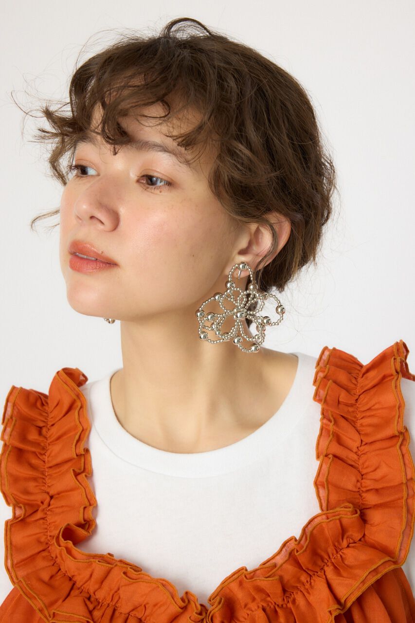 RODEO CROWNS「フラワービーズイヤリング」|ピアス|