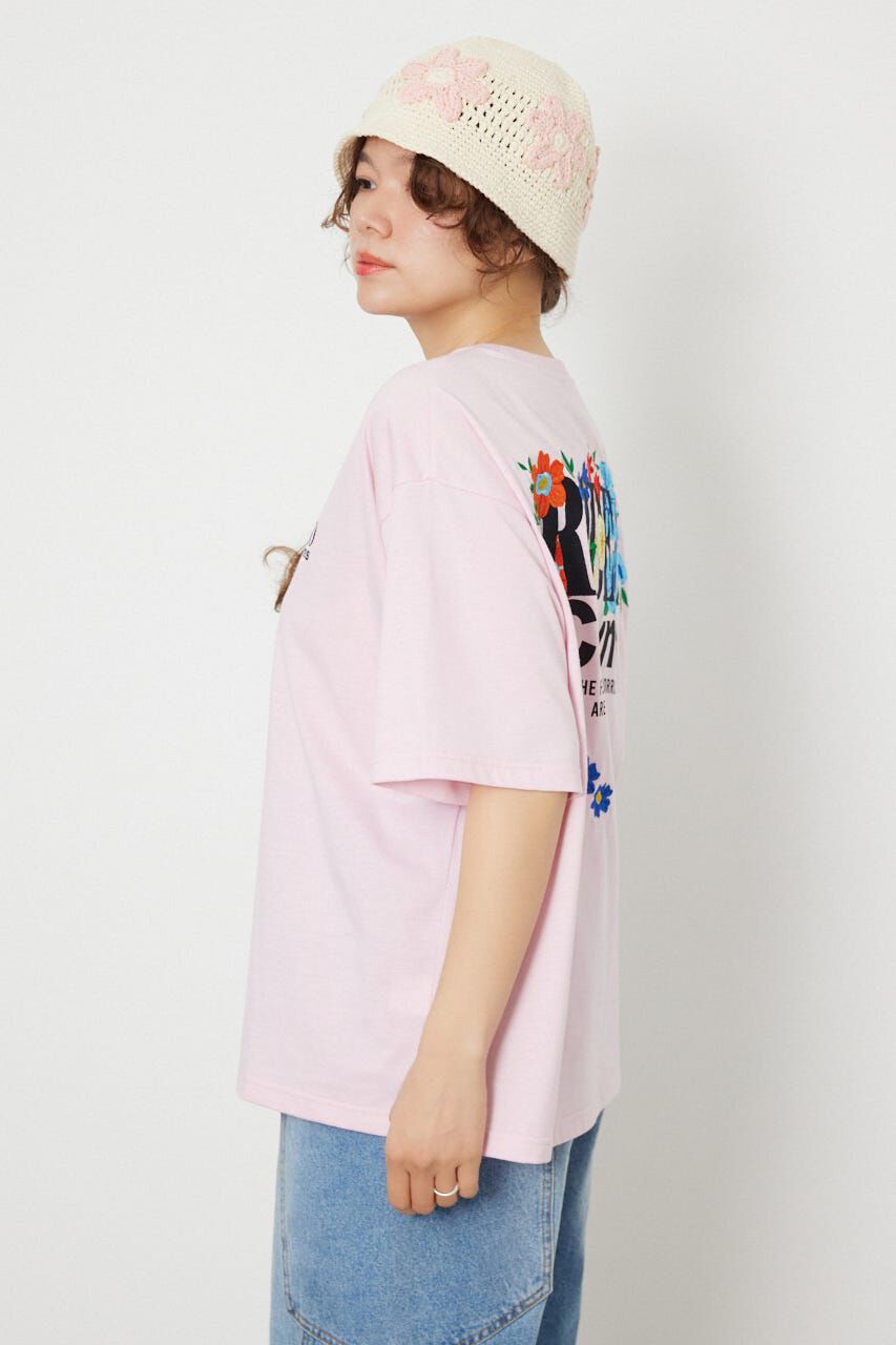 RODEO CROWNS「Flower Bloom Embroidery Tシャツ」|Tシャツ・カットソー|