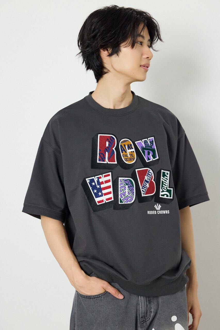 RODEO CROWNS「decoration半袖スウェット」|Tシャツ・カットソー|D/C.GRY3