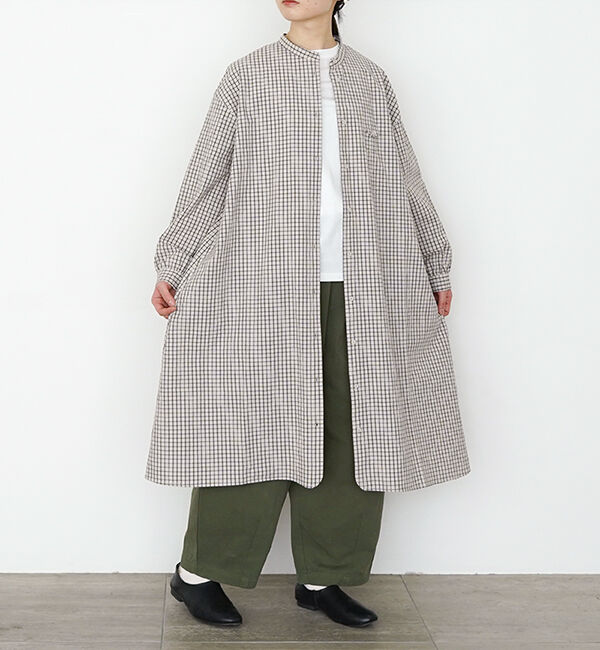 休日と詩「小さなポケットのロングシャツ」|シャツ・ブラウス|