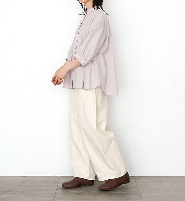 オオカミとフクロウ「オオカミとわたしの好きなアジサイ」|シャツ・ブラウス|