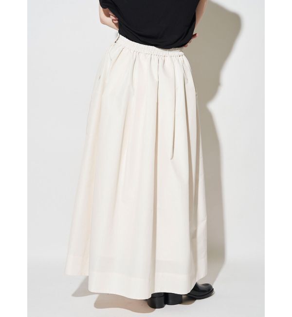 ELENDEEK「CROSS TUCK GATHER SK」|スカート|