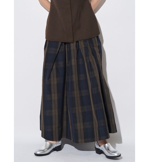 ELENDEEK「CROSS TUCK GATHER SK」|スカート|ミックス