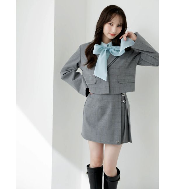 dazzlin「2WAYボウタイタックペプラムブラウスⅡ」|シャツ・ブラウス|