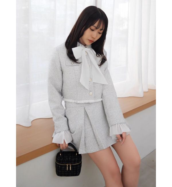 dazzlin「2WAYボウタイタックペプラムブラウスⅡ」|シャツ・ブラウス|