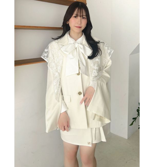 dazzlin「2WAYボウタイタックペプラムブラウスⅡ」|シャツ・ブラウス|