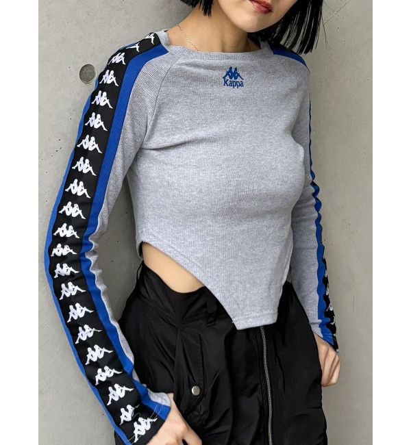 MURUA「【Kappa】レオタードロゴロンT」|Tシャツ・カットソー|グレー