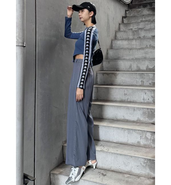 MURUA「【Kappa】レオタードロゴロンT」|Tシャツ・カットソー|