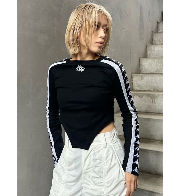 MURUA「【Kappa】レオタードロゴロンT」|Tシャツ・カットソー|