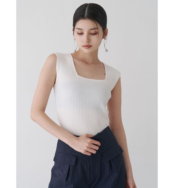 MURUA「2wayフレンチスリーブニット」|ニット・セーター|