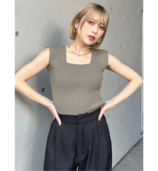 MURUA「2wayフレンチスリーブニット」|ニット・セーター|