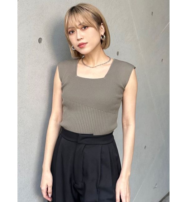 MURUA「2wayフレンチスリーブニット」|ニット・セーター|