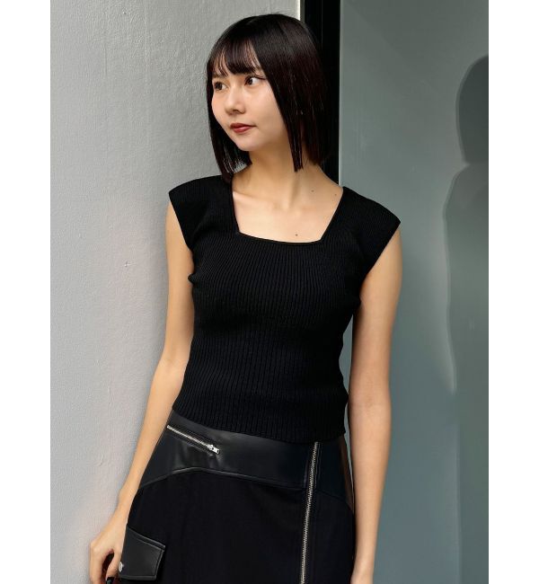 MURUA「2wayフレンチスリーブニット」|ニット・セーター|