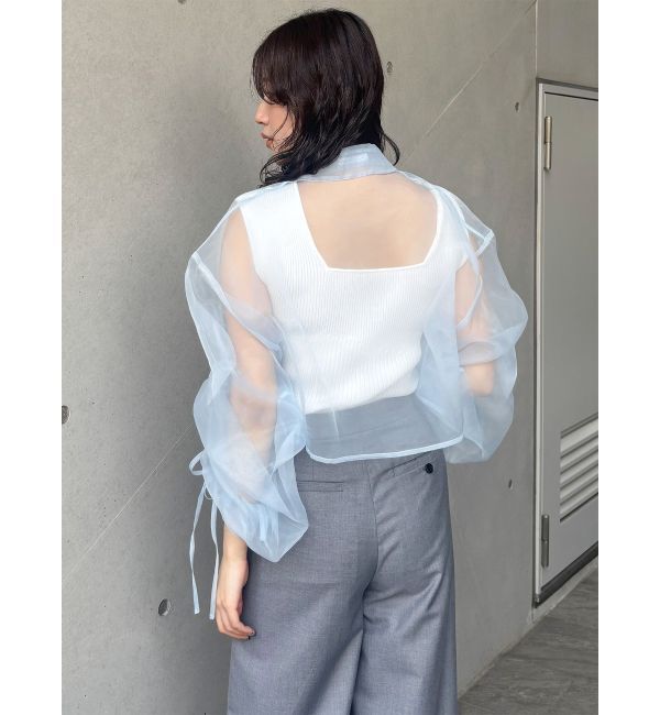 MURUA「2wayフレンチスリーブニット」|ニット・セーター|