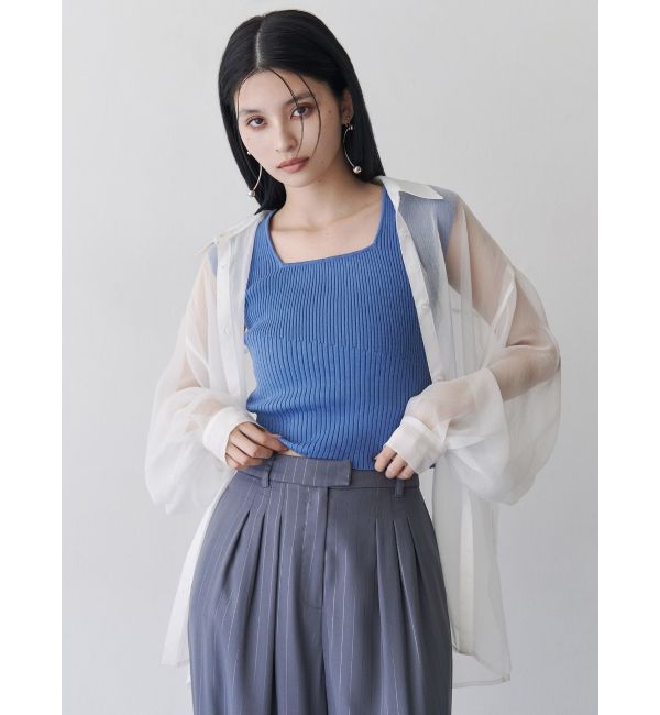 MURUA「2wayフレンチスリーブニット」|ニット・セーター|