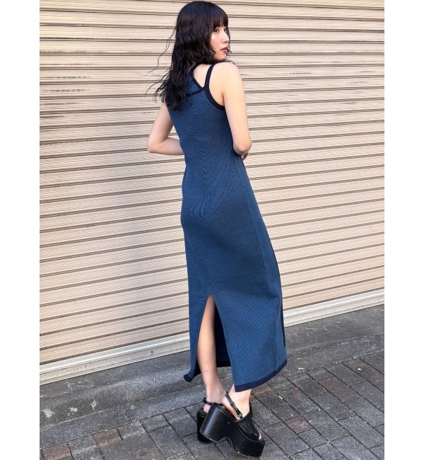 MURUA「レイヤードライクニットキャミワンピース」|ワンピース|