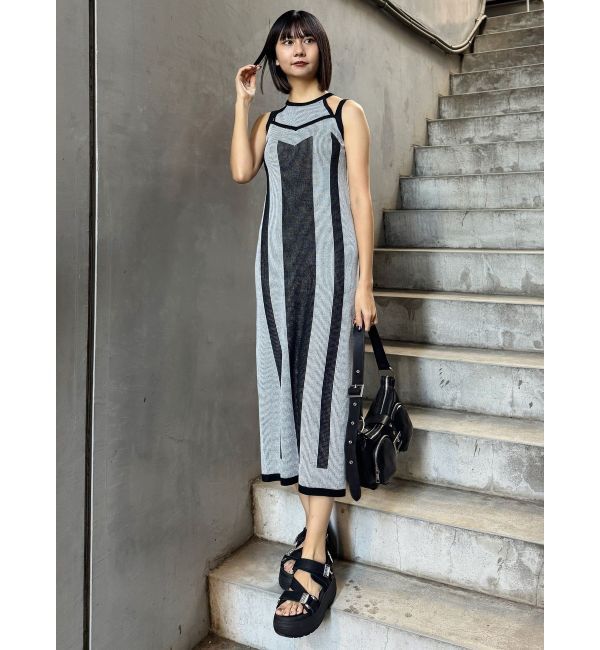 MURUA「レイヤードライクニットキャミワンピース」|ワンピース|