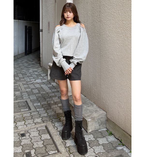 MURUA「タンクレイヤードスウェットトップス」|Tシャツ・カットソー|