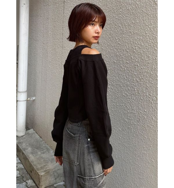 MURUA「タンクレイヤードスウェットトップス」|Tシャツ・カットソー|