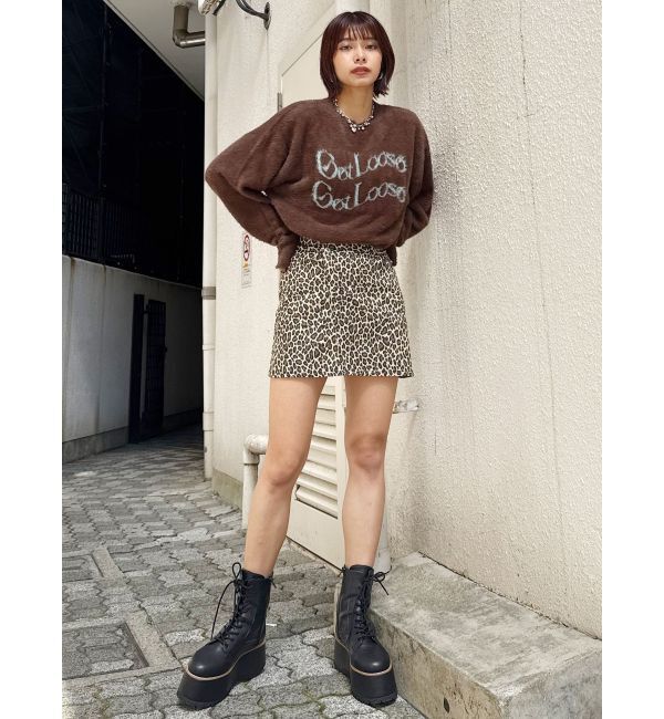 MURUA「レオパードミニスカート」|スカート|