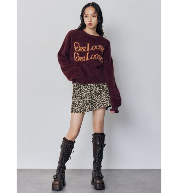 MURUA「レオパードミニスカート」|スカート|