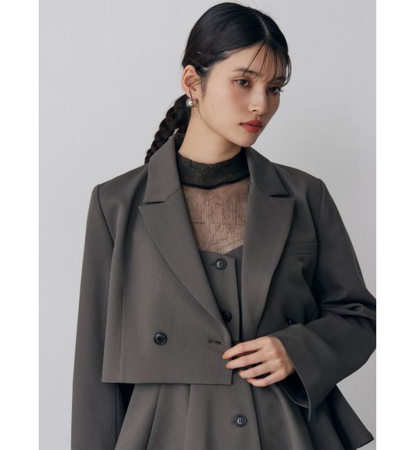 MURUA「ショートテーラードジャケット【セット販売対象】」|テーラードジャケット|