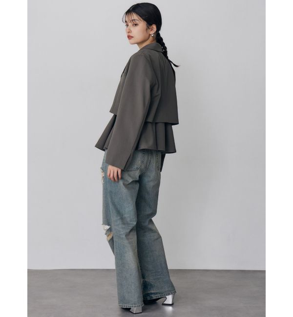 MURUA「ショートテーラードジャケット【セット販売対象】」|テーラードジャケット|